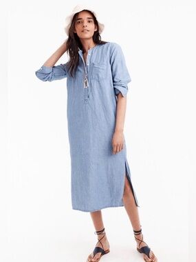 SOLD ❌ J.Crew Chambray Shirt Dress
